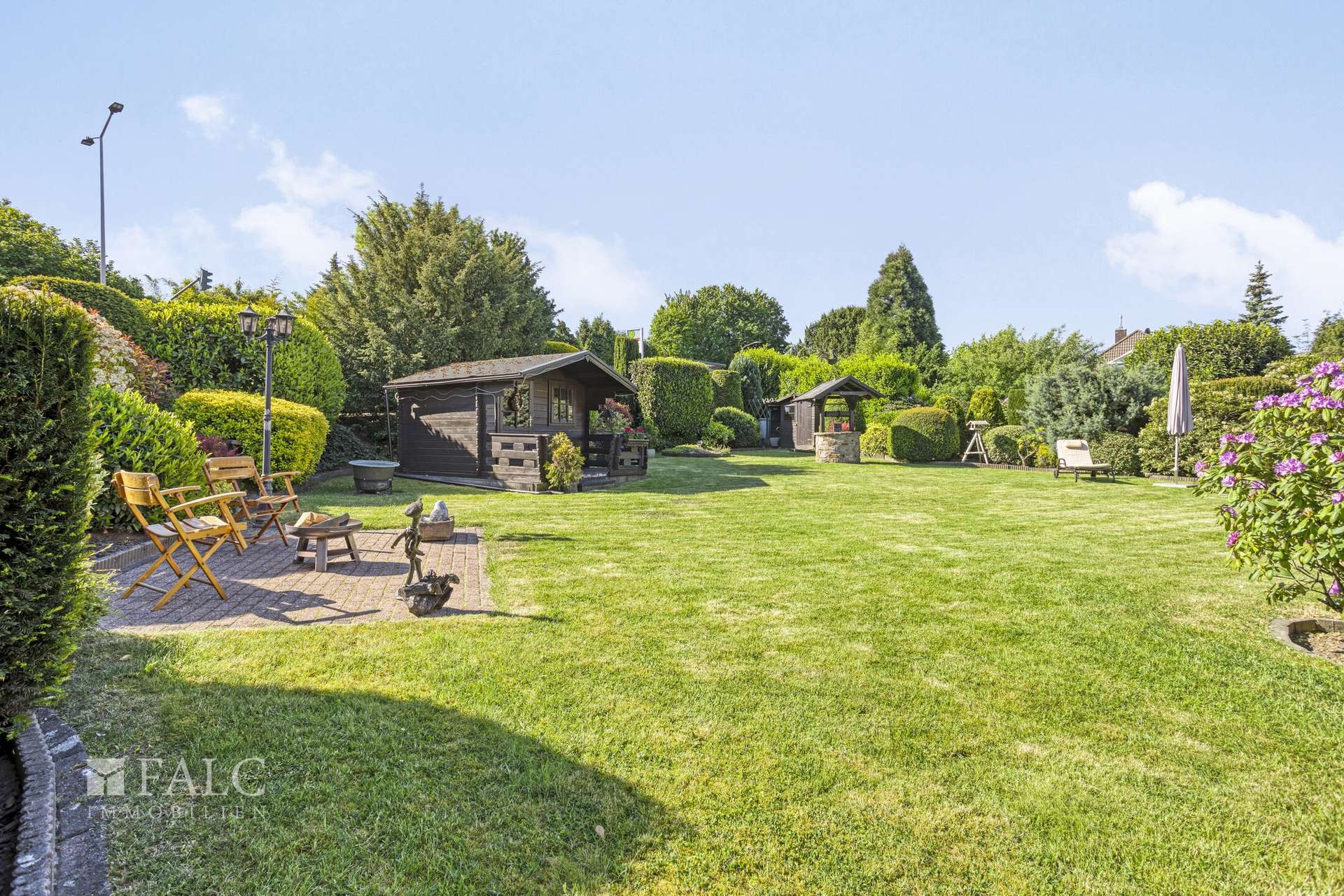 Gartenhaus wartet auf Gäste